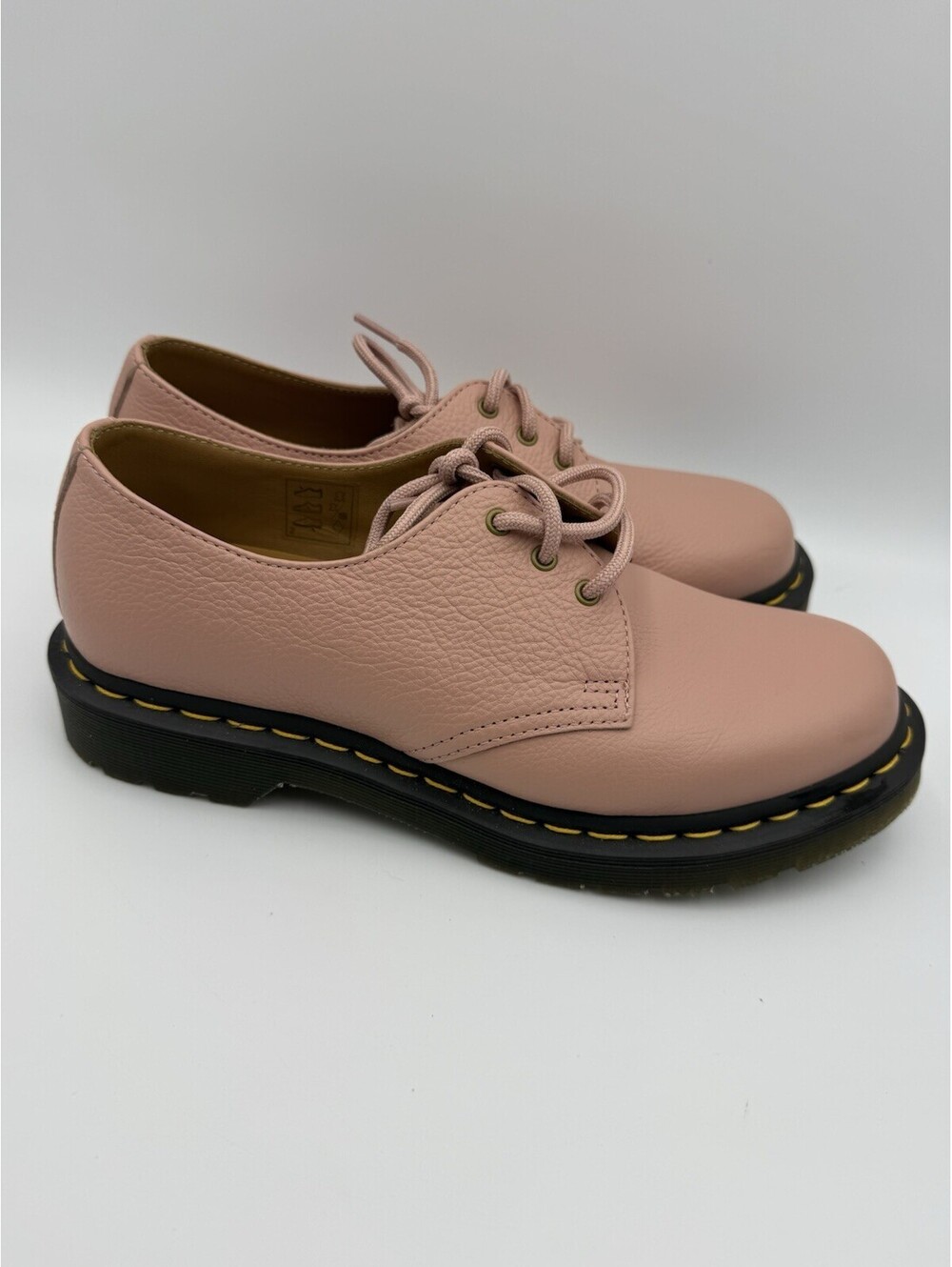 Dr. Martens AirWare Virginia Leather Oxford Pink Shoes 24256 Womens Sz 9 NWOB
